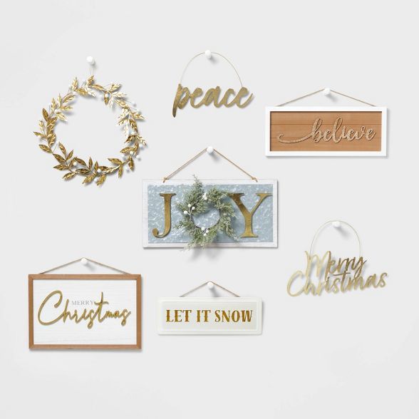 7pc Metallic Sign Kit - Wondershop™ | Target