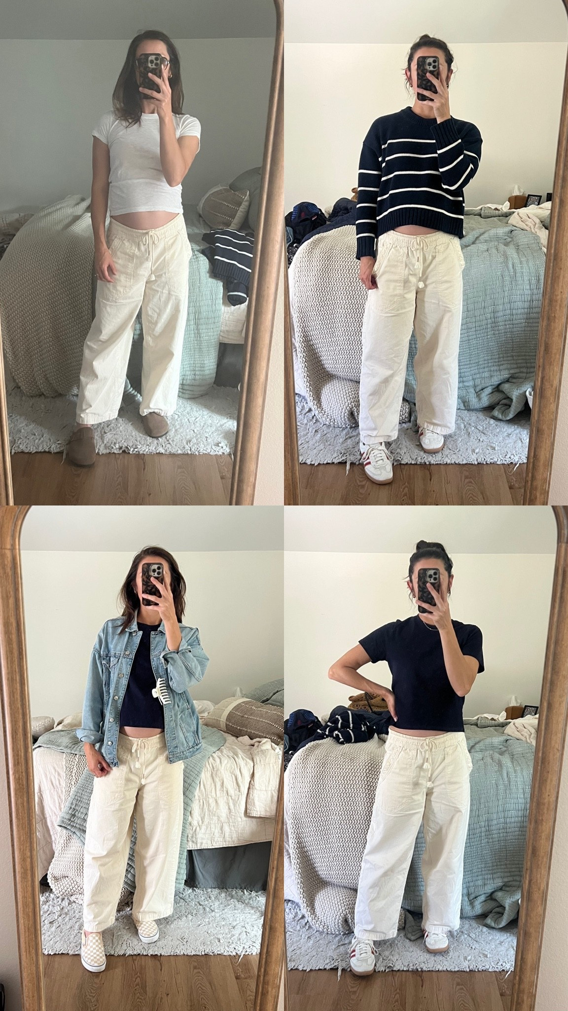 These pants are the foundation of my second trimester wardrobe 💙

#LTKootd #LTKBump #LTKmomlife
