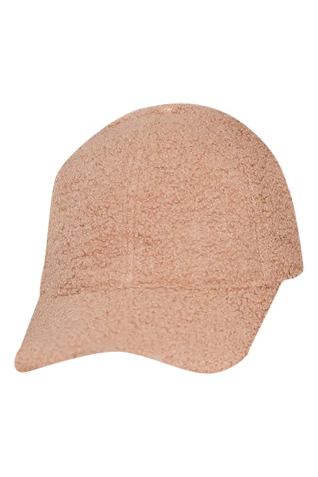 How It Goes Tan Teddy Baseball Cap | Pink Lily