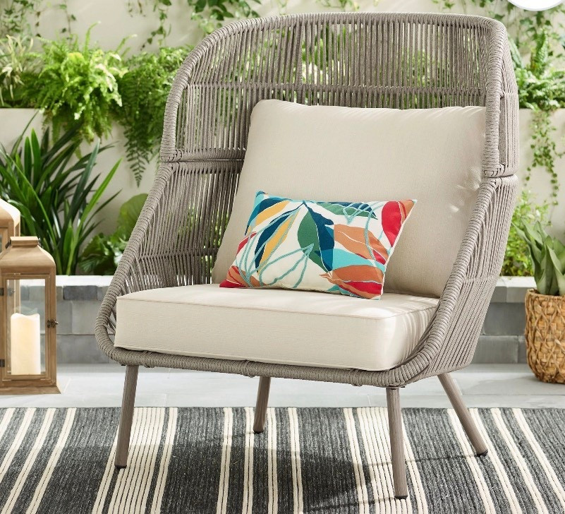 Cool patio chair from Walmart
#patioo