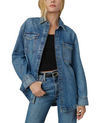 The Katrina Embellished Denim Shirt | Bloomingdale's (US)