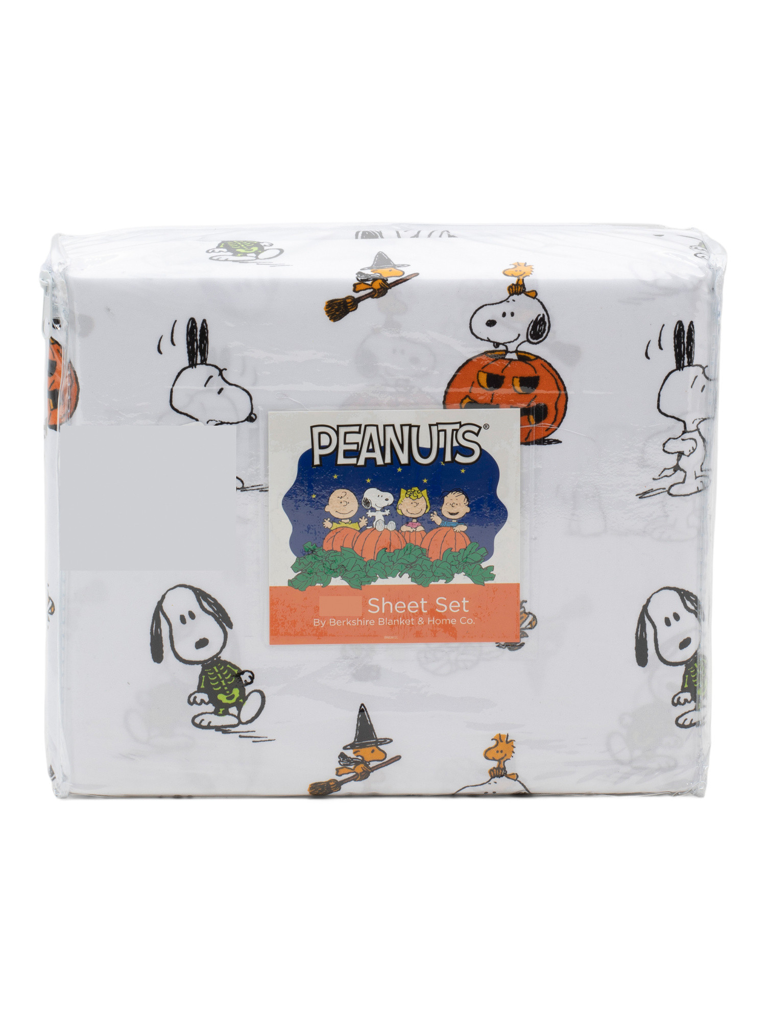 Halloween Shenanigans Snoopy &amp; Woodstock Sheet Set | TJ Maxx