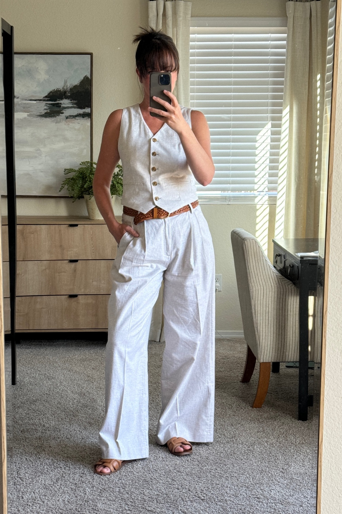 Linen szn! How do we feel about a linen set? This one is a blend so it’s not quite as wrinkly as true linen and I’m here for it!

#LTKSeasonal #LTKFindsUnder100 #LTKOver40