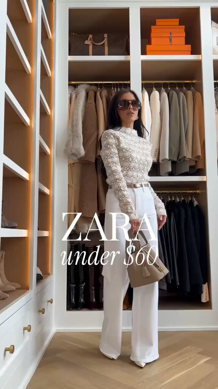 Chic @Zara tops for spring under $60 that look so much more expensive than they are. A textured knit jumper and a wide sleeve knit jumper styled with Frame Le Slim Palazzo pants and designer inspired Amazon handbags and sunglasses for an elevated, polished spring outfit.

Textured Knit Top - Wearing an XS
Wide Sleeve Knit Top - Wearing an XS Frame Denim - Wearing a 24, runs TTS.

miamiamine zara tops under 60 chic spring tops textured knit jumper wide sleeve knit sweater frame le slim palazzo jeans zara spring outfits amazon designer inspired handbags chic spring style elevated basics luxury look for less spring outfit inspiration

#LTKhaul #LTKspringtrends #LTKWorkwear