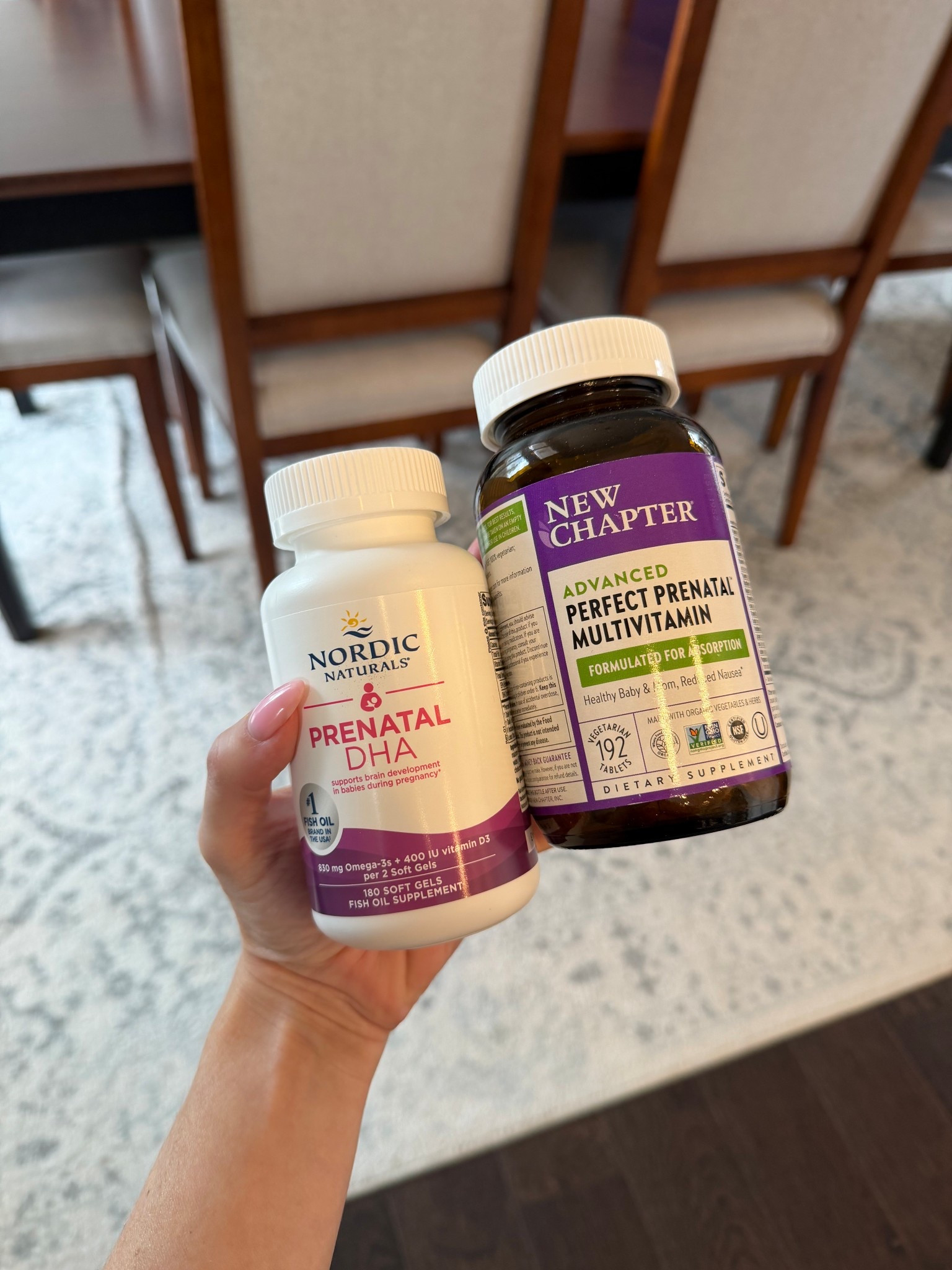 The BEST prenatal + DHA omega 3 combo for pregnancy!! 

#LTKBump #LTKmomlife #LTKmorningroutine
