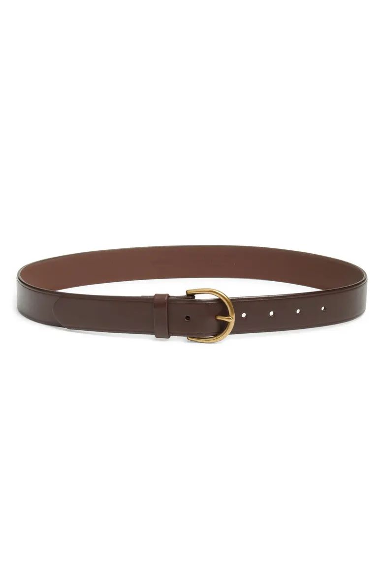 Madewell Medium Perfect Leather Belt | Nordstrom | Nordstrom