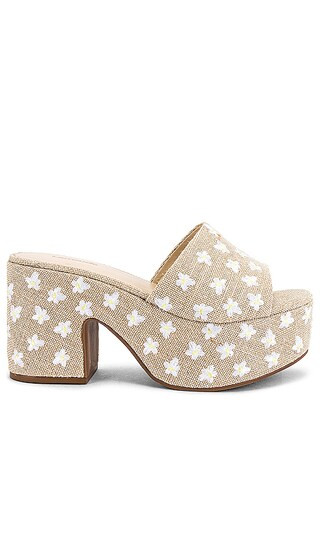 Miso Sandal in Linen | Revolve Clothing (Global)