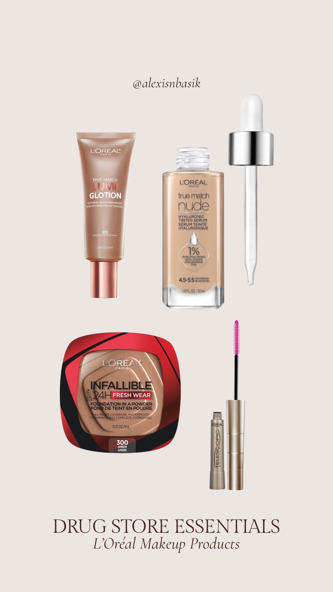 Drug store essentials: L’Oréal makeup products 

#LTKBeauty #LTKgrwm #LTKselfcare