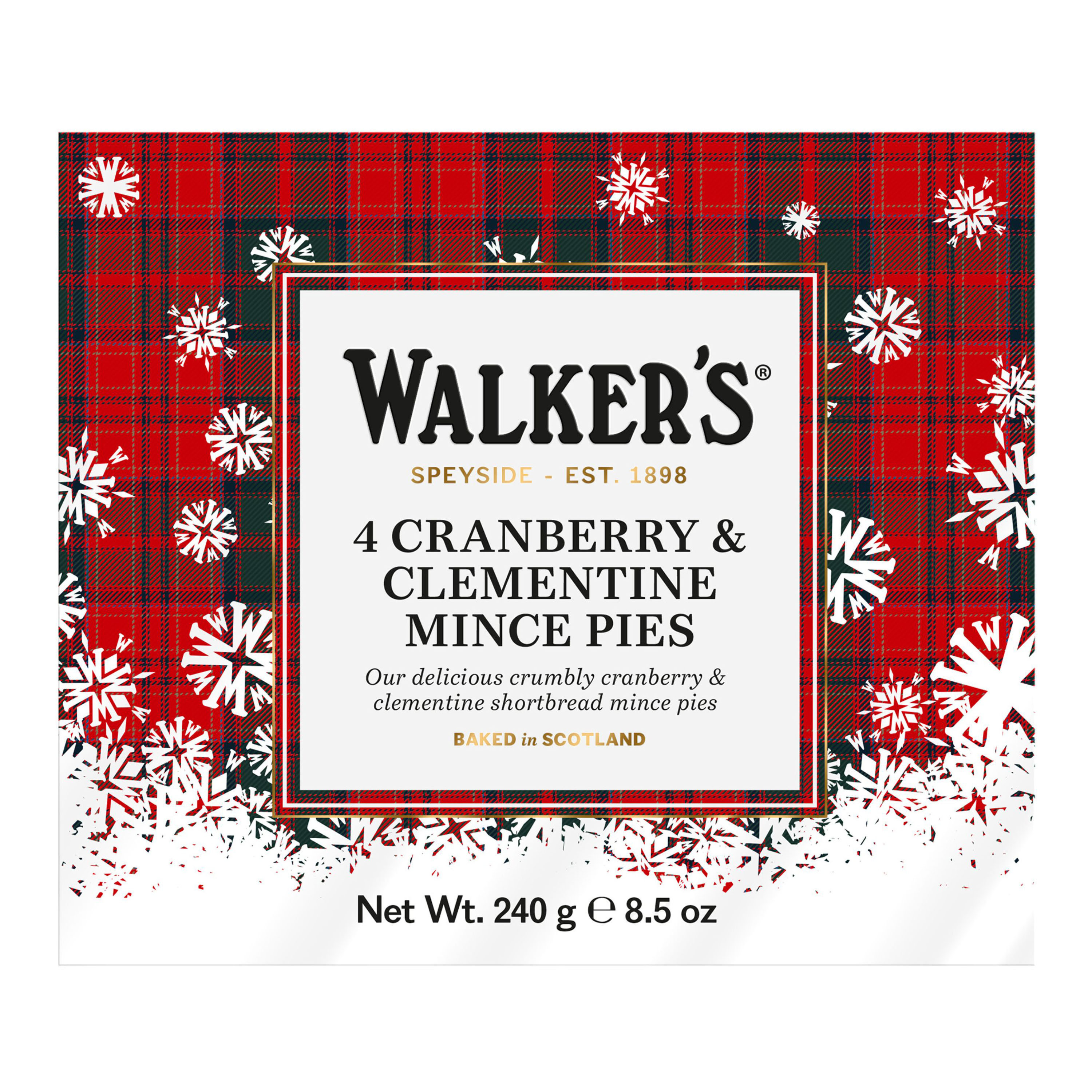 Walker's Cranberry and Clementine Mince Pies 4 Count | World Market