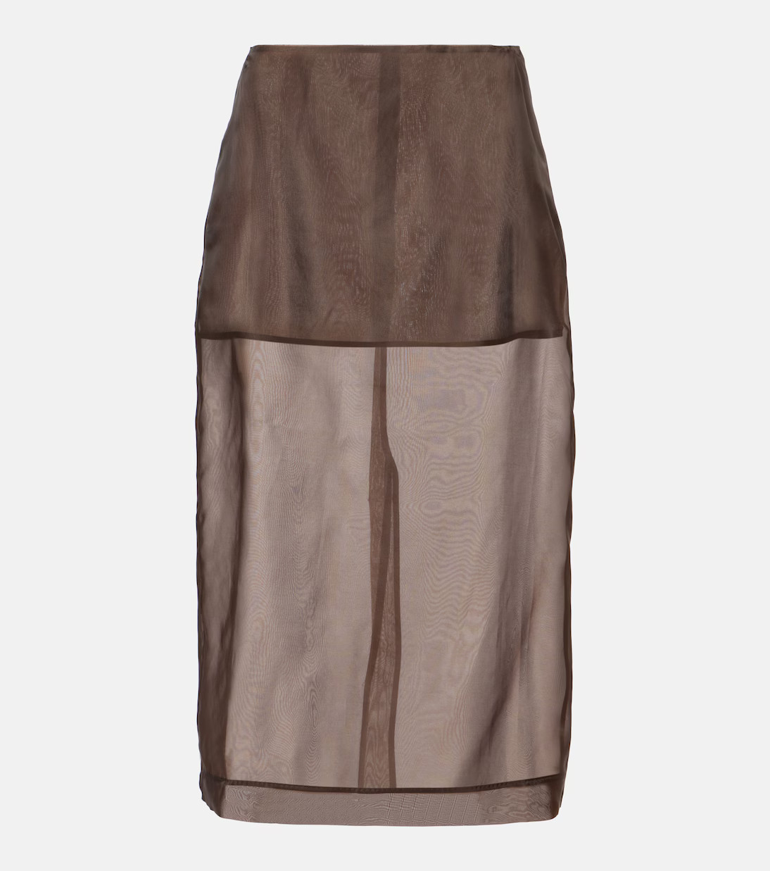 Peri sheer silk-blend midi skirt | Mytheresa (US/CA)