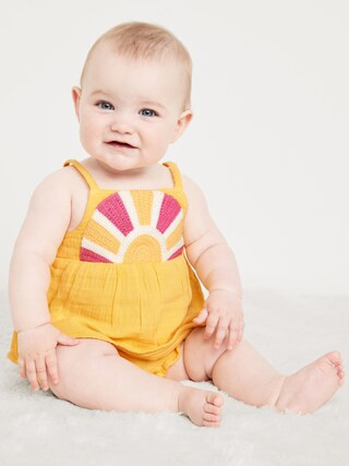 Sleeveless Double-Weave Top and Shorts Set for Baby | Old Navy (US)