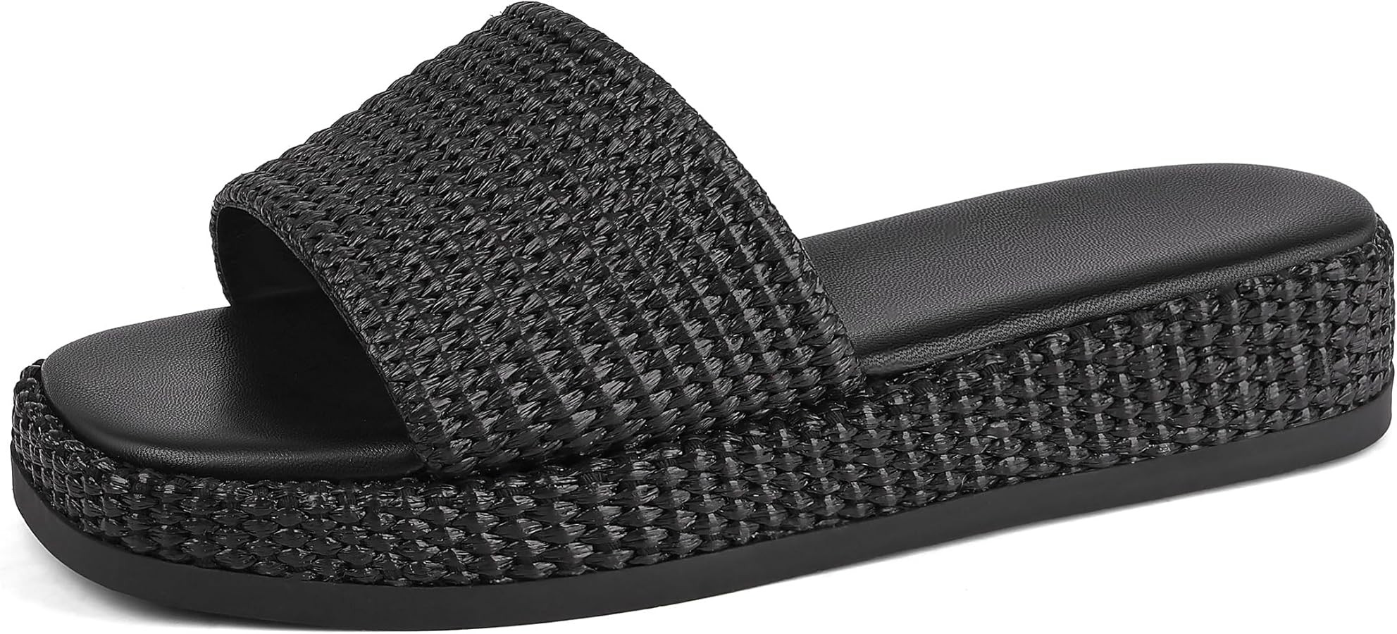 Celbreez Platform Sandals Women Espadrilles Wedges for Women Raffia Summer Sandals 2026 Slip On L... | Amazon (US)