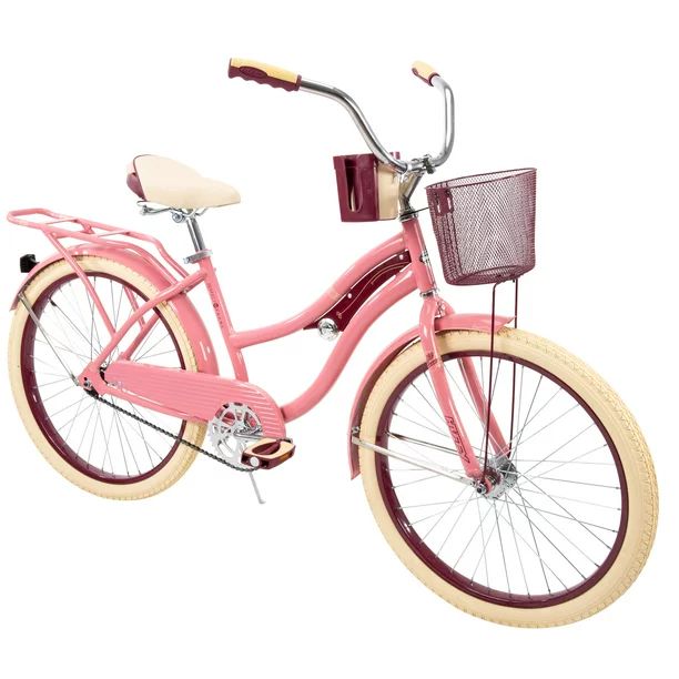 Huffy 24" Nel Lusso Girls' Cruiser Bike, Pink Blush Powder | Walmart (US)