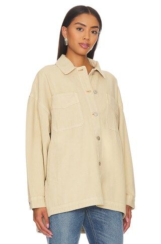 Free People Madison City Shacket in Warm Camel from Revolve.com | Revolve Clothing (Global)