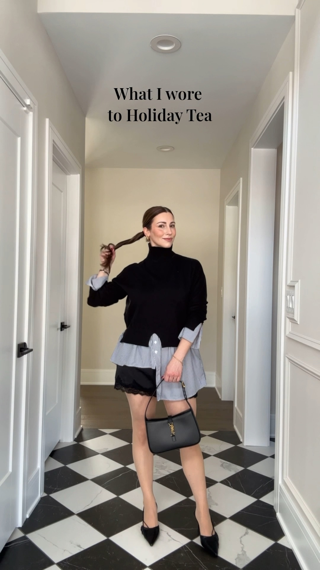 Holiday outfit, Christmas outfit, holiday party, holiday party outfit, holiday tea outfit, holiday tea, high tea, chic outfit, easy outfit ideas, Christmas gift guide, gift guide, amazon finds, Amazon fashion, Abercrombie, Abercrombie fashion, Abercrombie finds, Amazon finds, sheer tights, winter tights, heels, black heels, kitten heels, black sling back heel, comfortable heels, handbag, designer handbags, gifts for her, gifting ideas, cyber Monday, sale, sale items, millennial mom

#LTKFindsUnder100 #LTKSeasonal #LTKHoliday