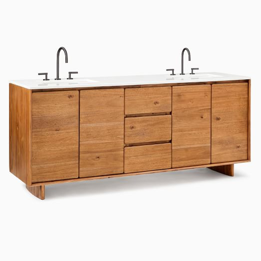 Anton Double Bathroom Vanity (78") | West Elm (US)