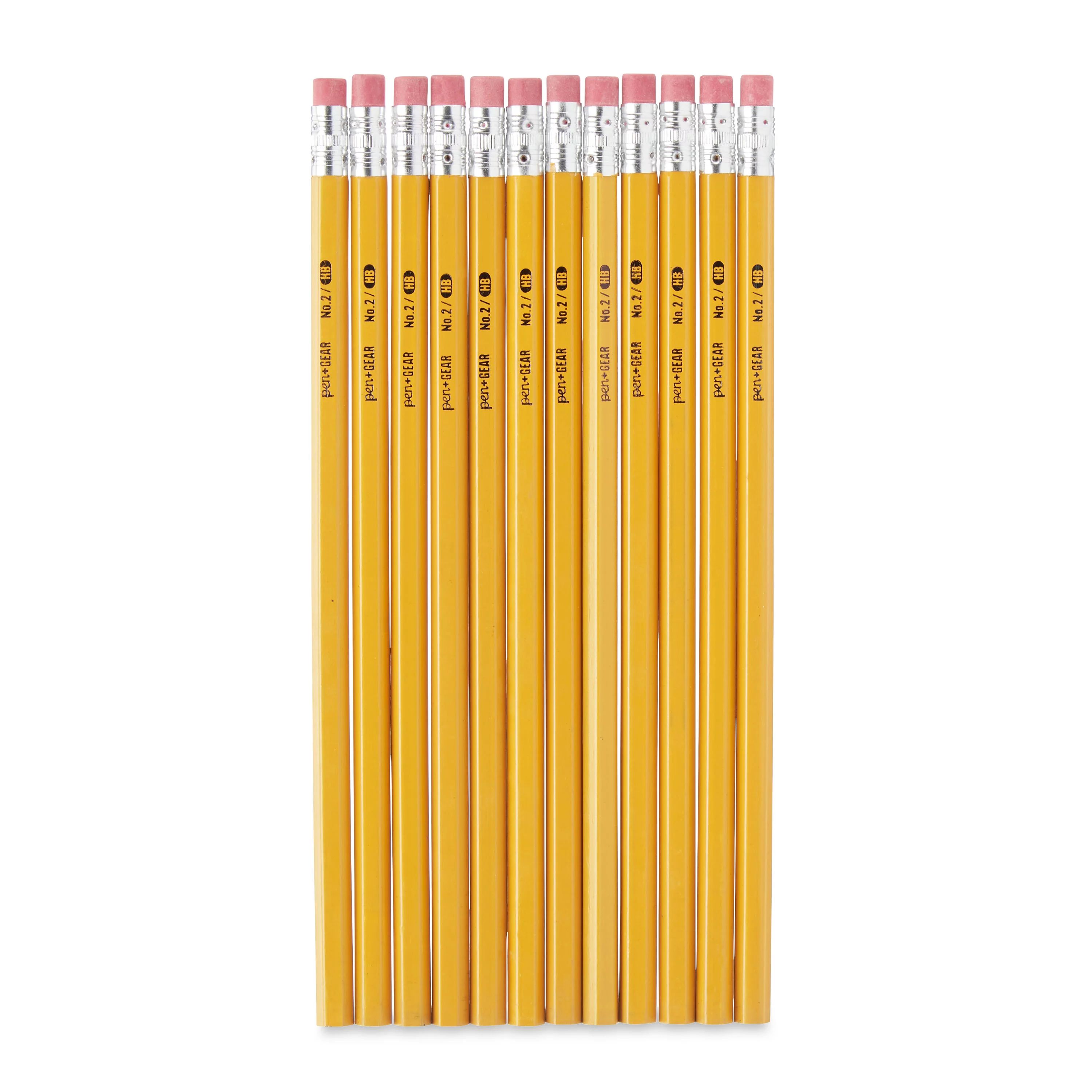 Pen+Gear No. 2 Wood Pencils, 12 Count | Walmart (US)