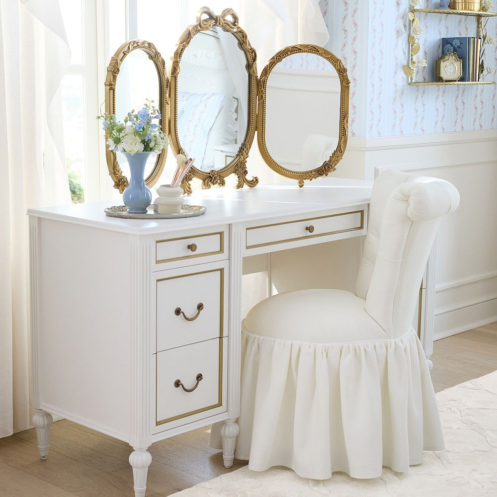 LoveShackFancy Trifold Vanity Mirror (43"x24") | Pottery Barn Teen