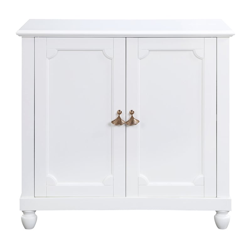 Grace Mitchell Asbury White 2-Door Cabinet | At Home