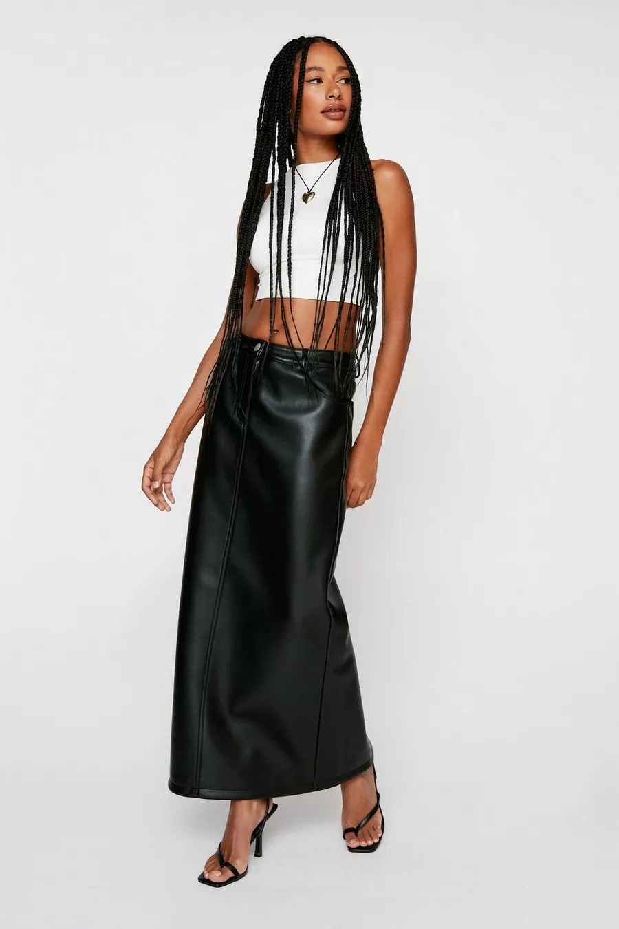 Premium Faux Leather Maxi Skirt | Nasty Gal UK (+IE)