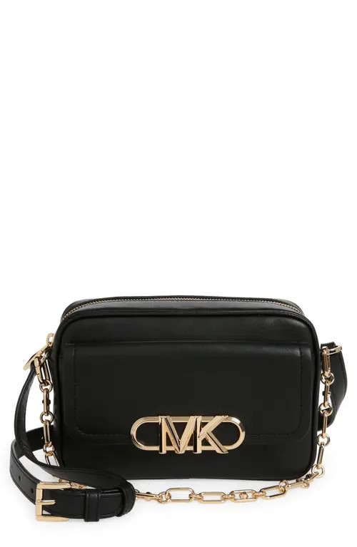 MICHAEL Michael Kors Parker Swag Camera Crossbody Bag in Black at Nordstrom | Nordstrom