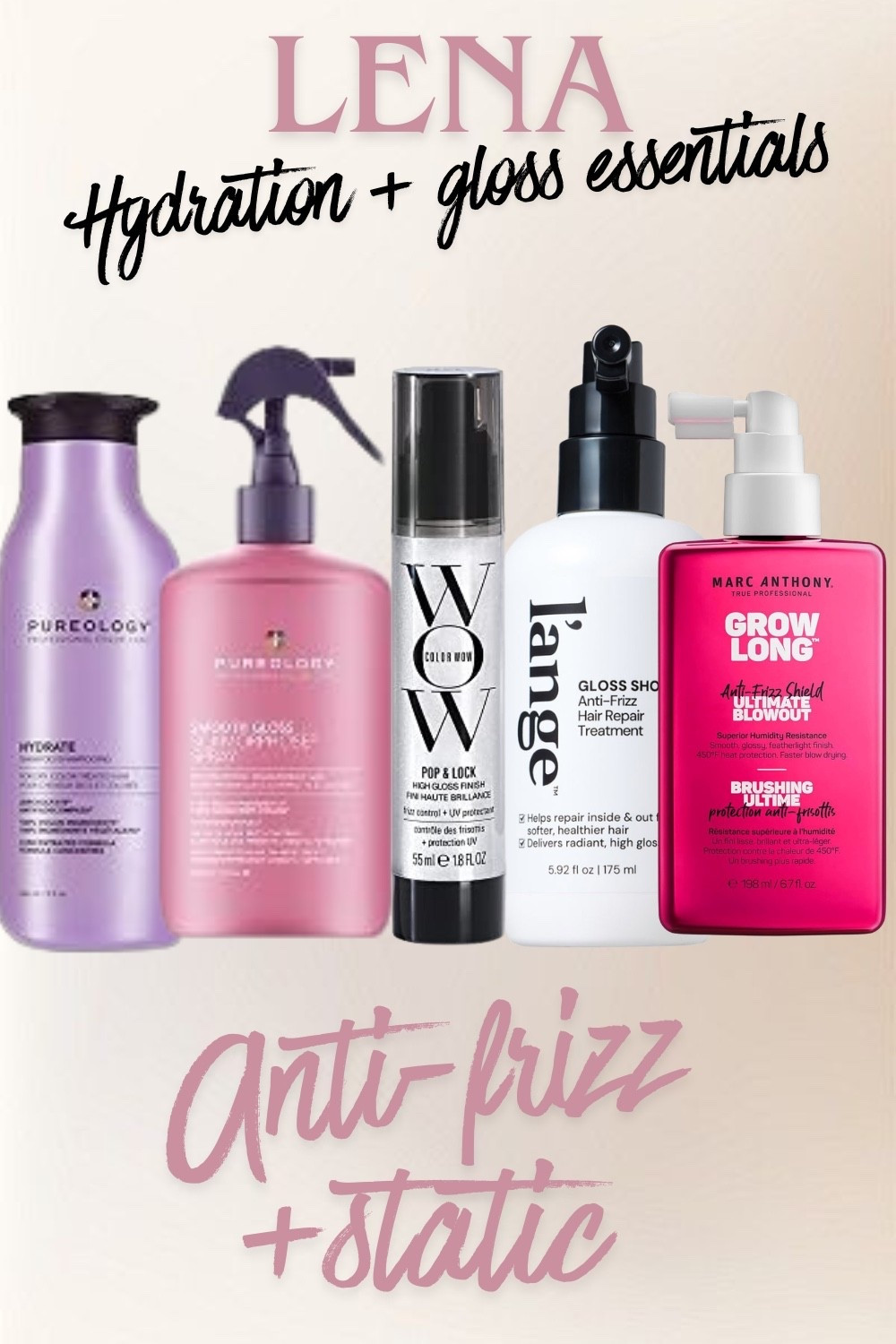 Anti-frizz + static hair care products

#LTKgrwm #LTKBeauty #LTKSaleAlert