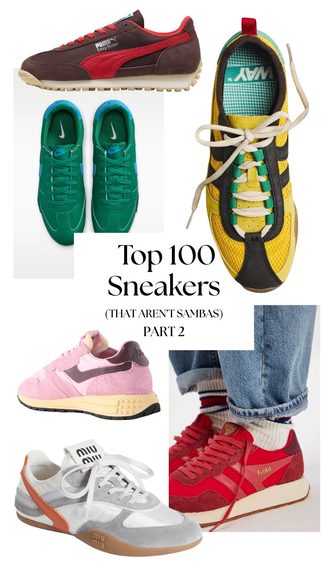 It’s hard to make a statement with our sneaker when we’re all wearing the same ones! 😉 Here is PART 2 with 30 more links of my favorites… head to the LTK product collection to see my top 100 sneaks, or click this link: https://liketk.it/6as2p
 


#LTKootd