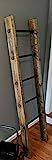 Industrial Pipe Blanket Ladder | Wood Decor. Rustic Farmhouse | Decorative Ladder | Towel Hanger. Bl | Amazon (US)