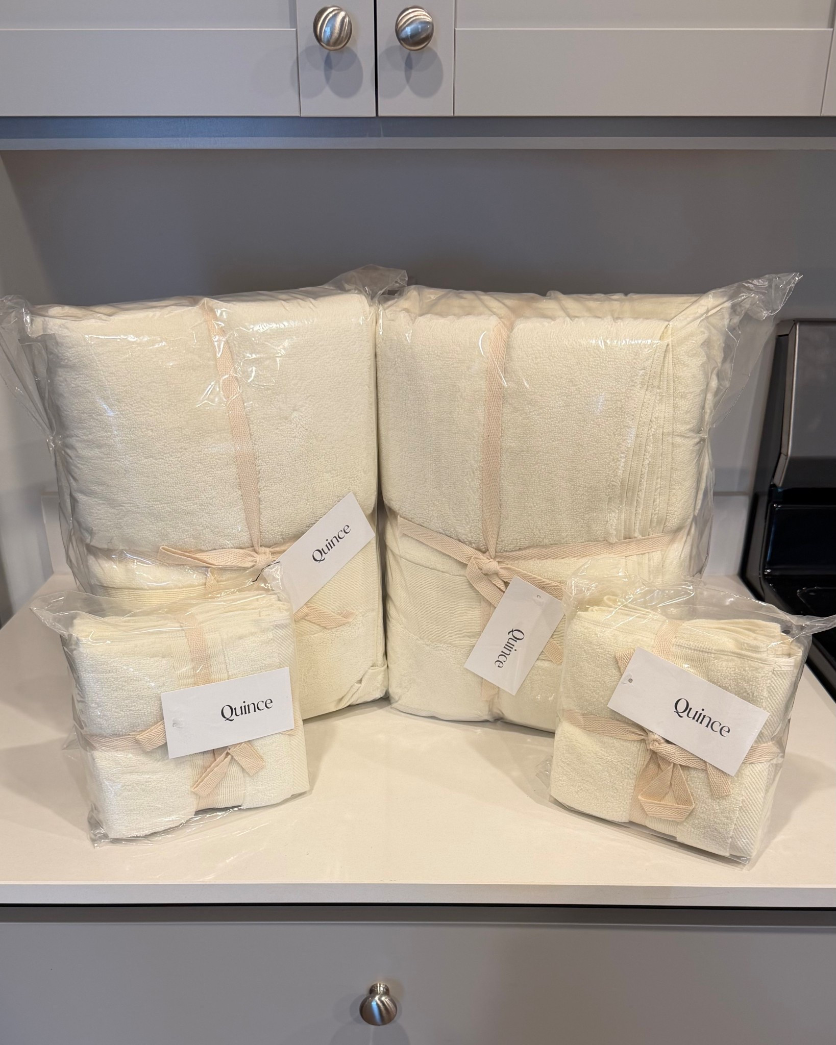 New house means new bath towels and wash cloths! These towels from Quince are SO soft and such amazing quality!! It’s like a cloud! Will definitely be getting more! 🤩🤍 #newhouse #bathessentials #bathtowels #newhomemusthaves @onequince @quince 

#LTKSaleAlert #LTKHome #LTKCyberWeek
