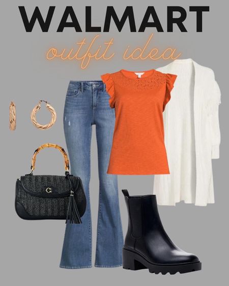 Super cute Walmart outfit idea for fall! 

#LTKSeasonal #LTKunder50 #LTKstyletip