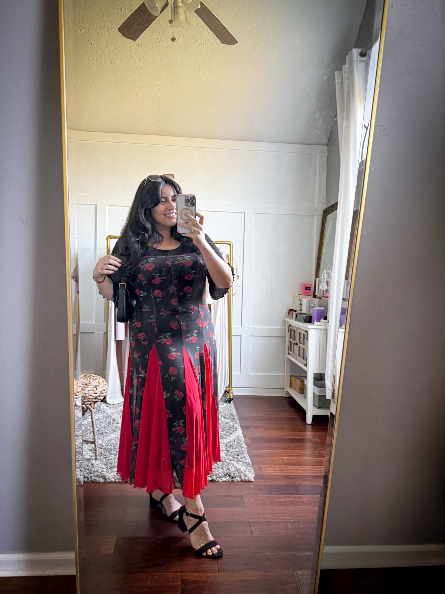 Plus size romantic red and black rose flower midi dress

#LTKootd #LTKPlusSize #LTKWorkwear