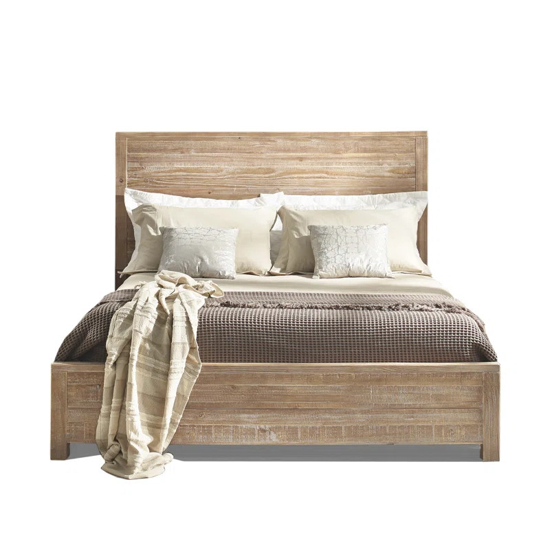 Montauk Solid Wood Panel Bed | Wayfair North America
