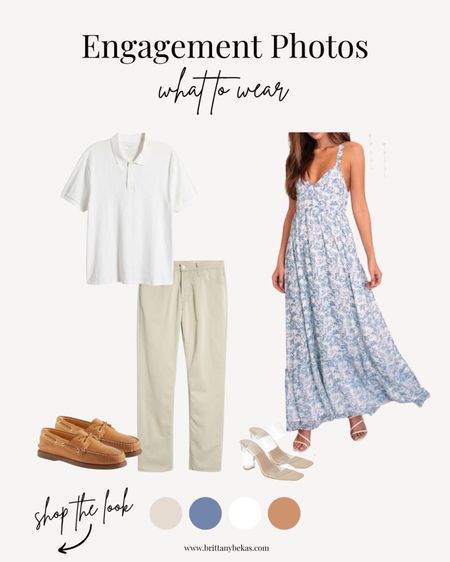 For summer engagement photos, I love this light blue and soft neutral color palette. This floral maxi is breezy and amazing for beach photos or in a field of flowers. Dress your guy in taupe and white  

Floral dress, engagement dress, vacation dress, couple outfits, beach pictures, summer outfit, beach photos, beach family picture outfits 

#LTKstyletip #LTKSeasonal #LTKwedding