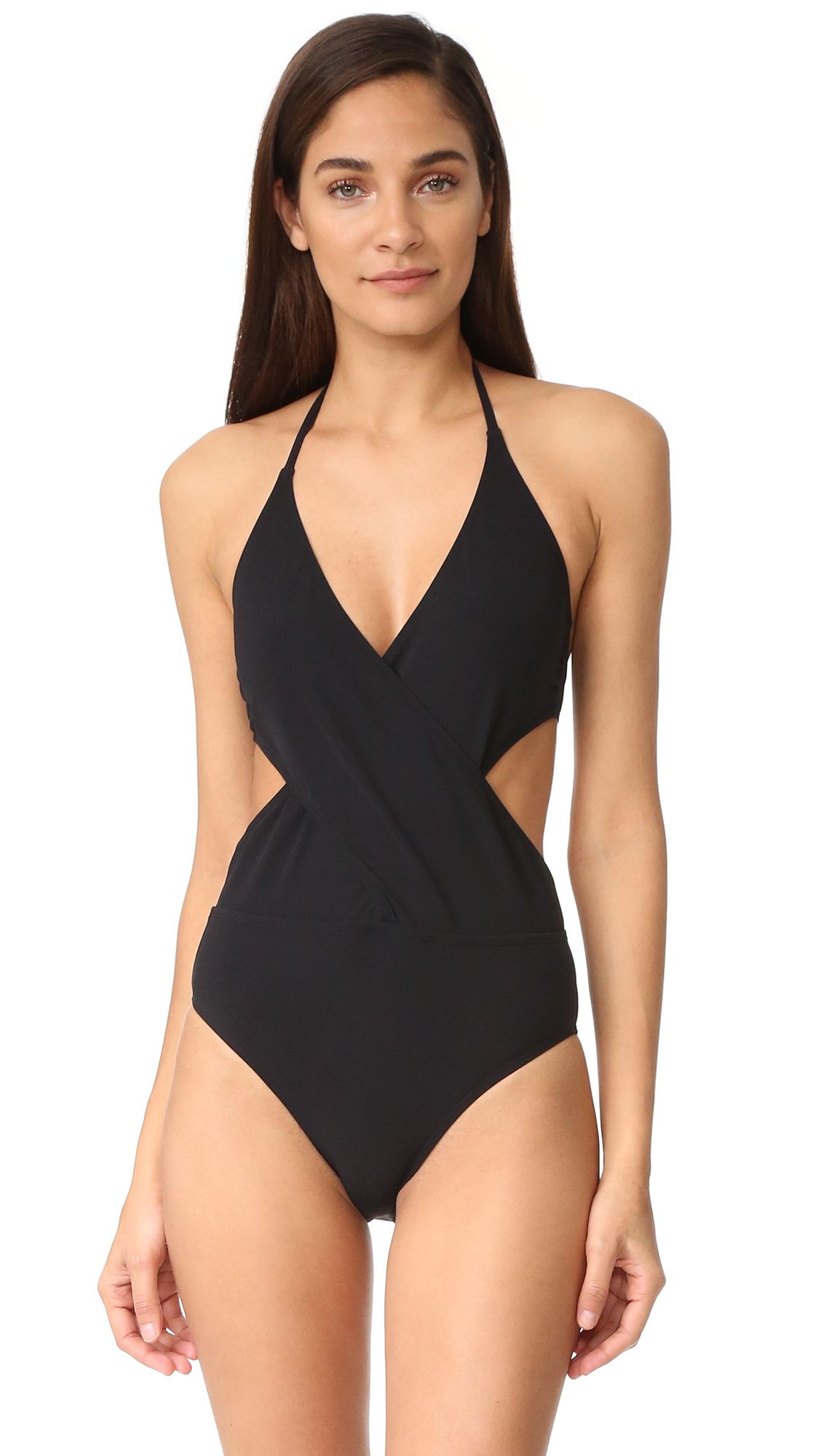 Solid Wrap One Piece | Shopbop