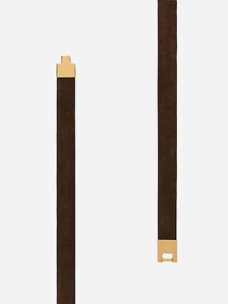 Buckle Suede Belt – Dark Brown – Women – ARKET GB | Arket UK