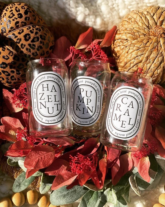 Fall Beer Can Glass  Pumpkin Iced Coffee Glass  Aesthetic - Etsy | Etsy (US)