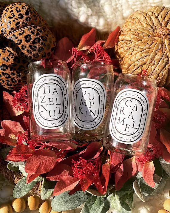Fall Beer Can Glass  Pumpkin Iced Coffee Glass  Aesthetic - Etsy | Etsy (US)