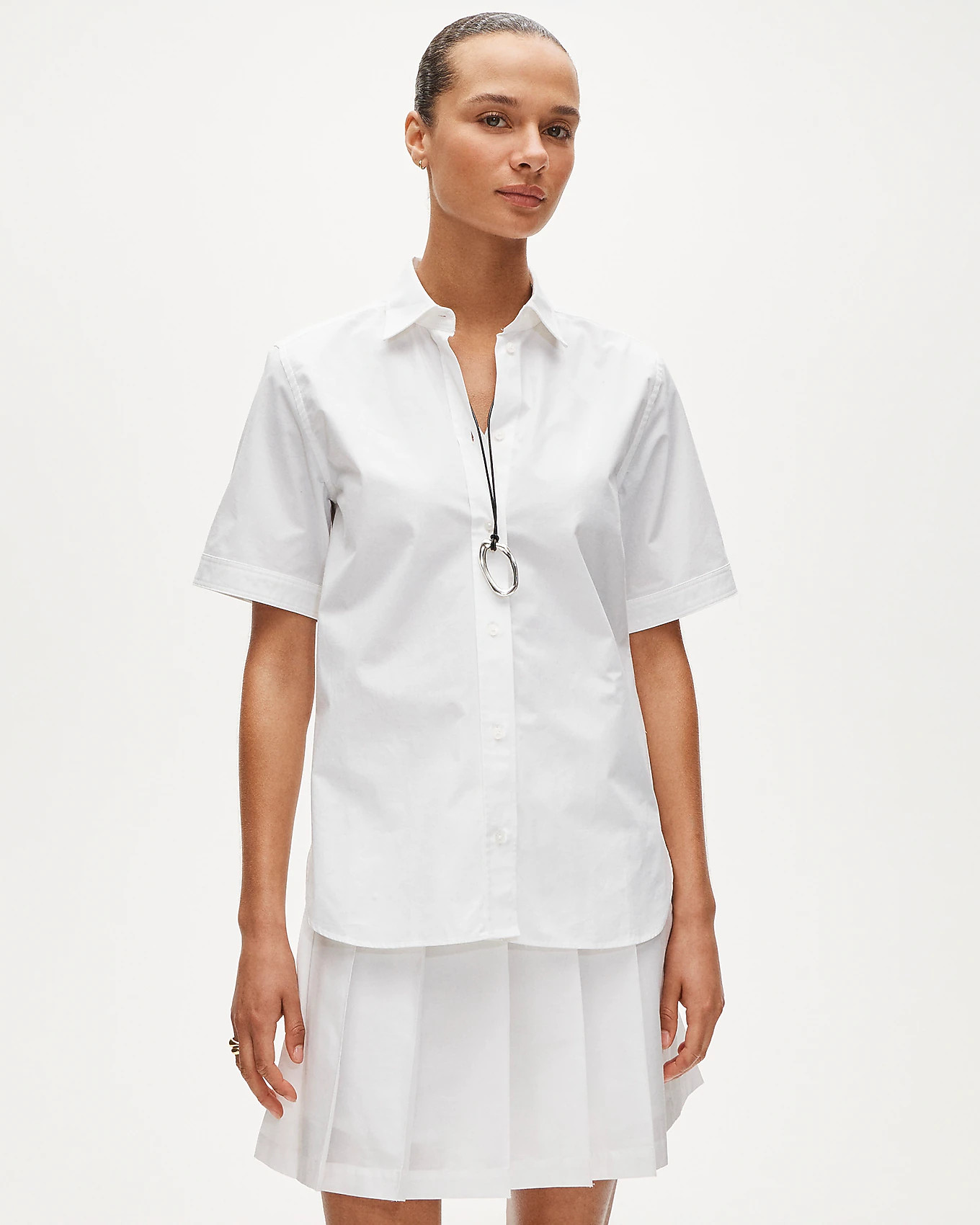 Gar\u00e7on short-sleeve button-up shirt in cotton poplin | J. Crew US