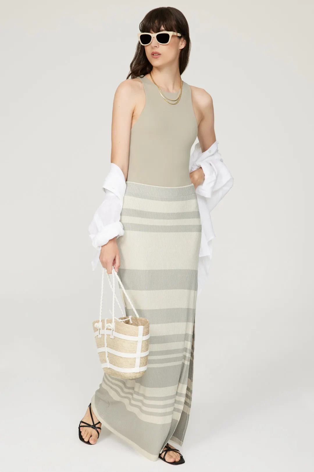 Splendid Coco Metallic Skirt | Rent the Runway