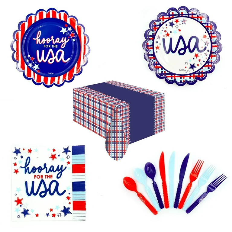 Patriotic Packed Partyware Bundle, 5 Piece Set | Walmart (US)