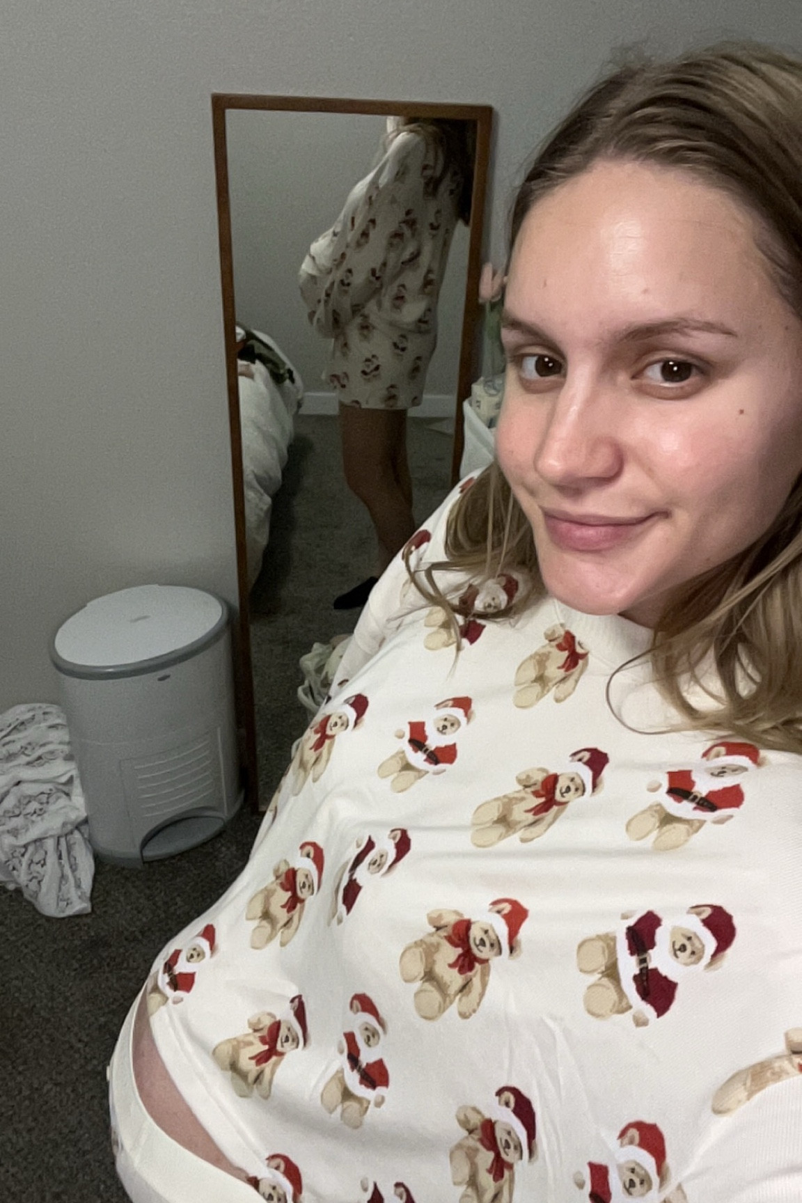 Christmas pjs that are so so soft! Not maternity but they are so stretchy the fit the bump 

#LTKSeasonal #LTKGiftGuide #LTKHoliday