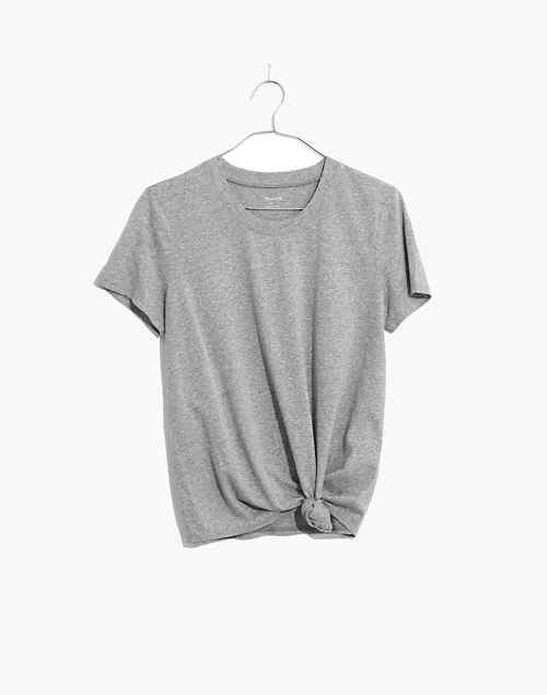 Triblend Knot-Front Tee | Madewell