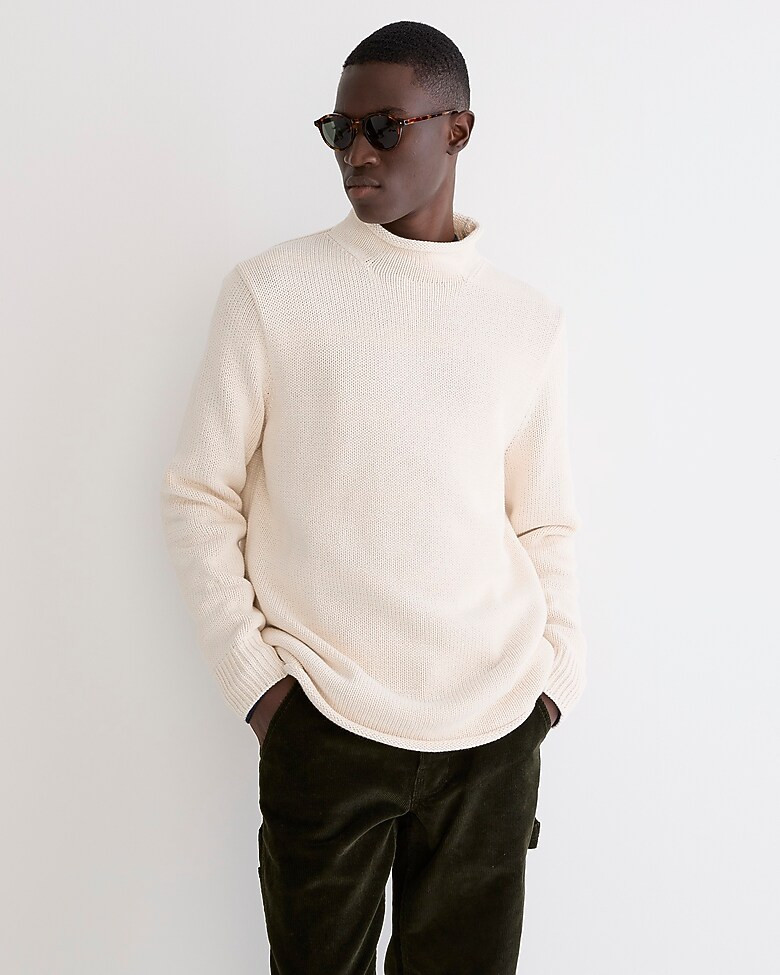 Heritage cotton Rollneck™ sweater | J. Crew US