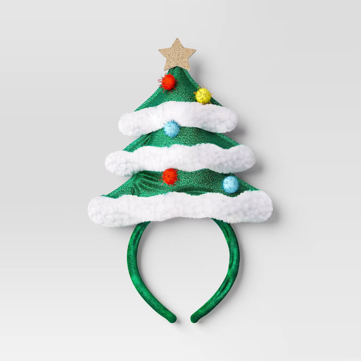 Light-up Christmas Tree Headband - Wondershop™ Green | Target