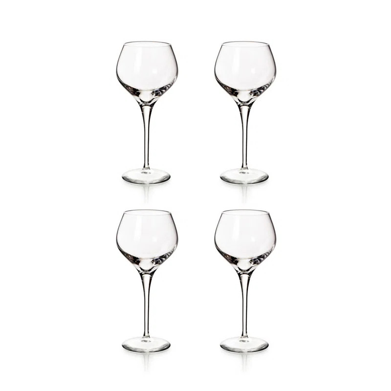Lybra 15 oz Crystal Goblet (Set of 4) | Wayfair North America