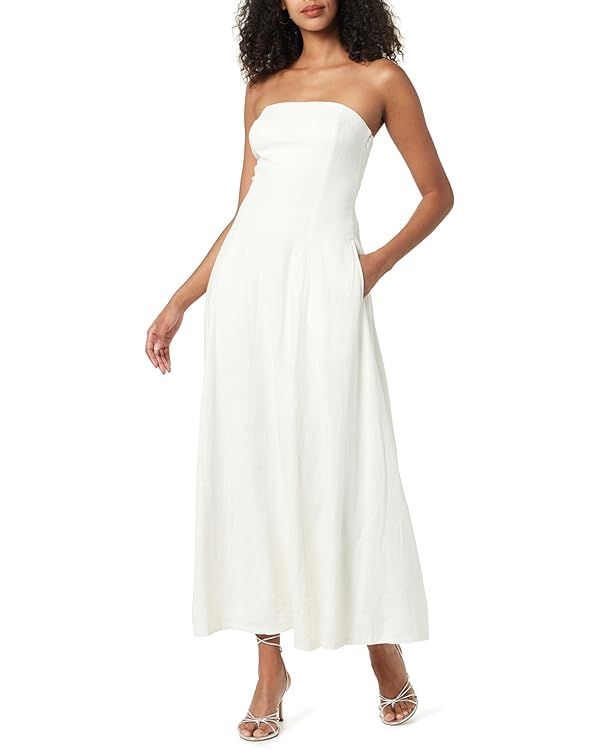 The Drop Women's Carlota Strapless Linen Maxi Dress | Amazon (US)