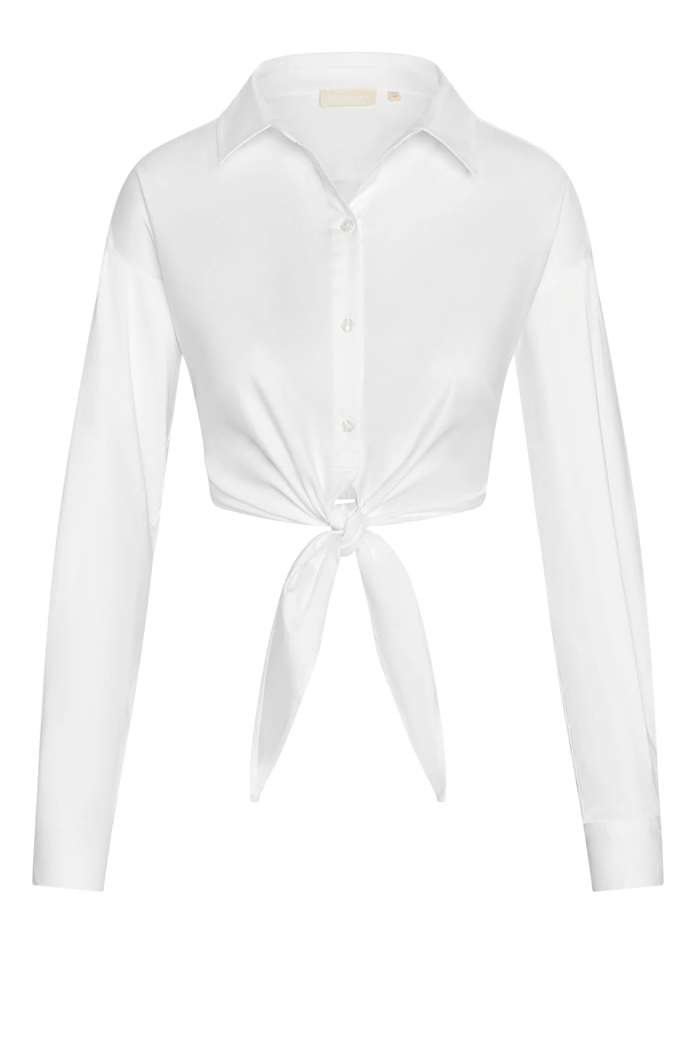 La Jolla Tie Shirt - White | Monday Swimwear