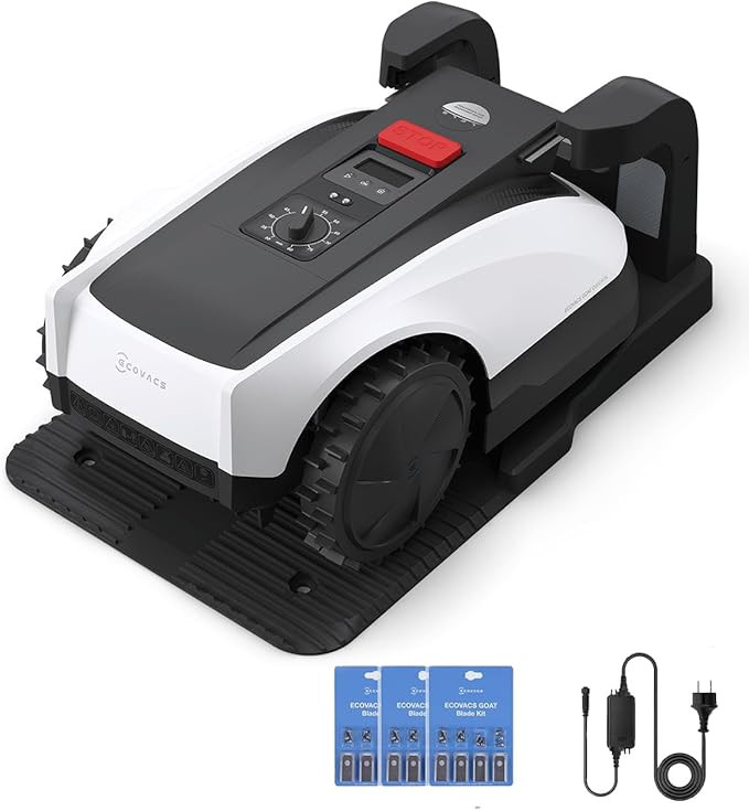 ECOVACS Goat O1000 RTK Care Kit Robotic Lawn Mower with RTK Precision Navigation, No Perimeter Wi... | Amazon (US)