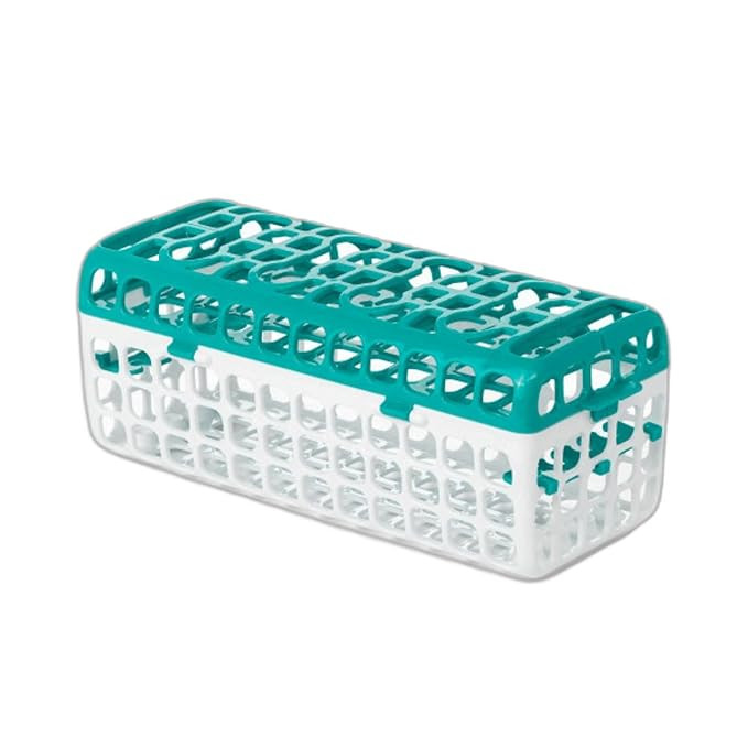 OXO Tot Dishwasher Basket for Bottle Parts & Accessories, Teal, 1 Count (Pack of 1) | Amazon (US)