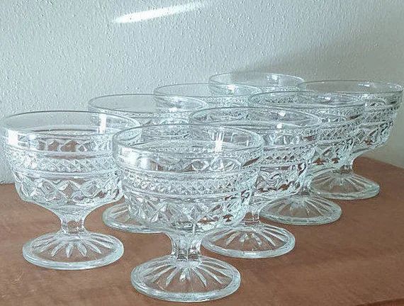 Vintage Wexford Glass Cups Anchor Hocking Wexford Sherbet | Etsy | Etsy (US)